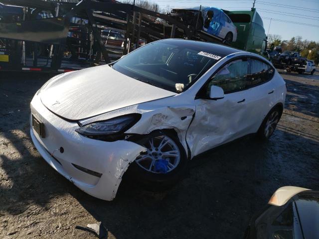 TESLA MODEL Y 2021 with VIN 5YJYGDEE1MF185242 - Photo from auction