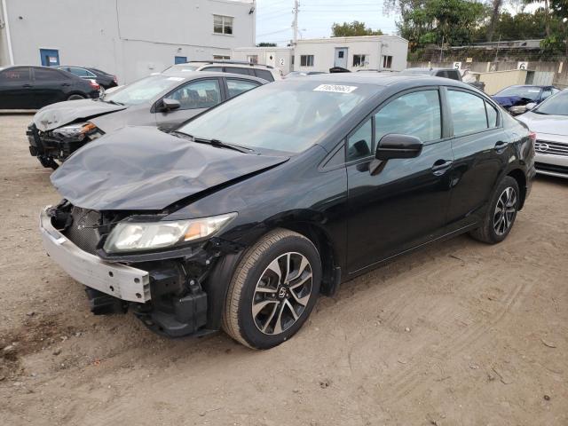 HONDA CIVIC EX 2014 with VIN 19XFB2F82EE074788 - Photo from auction