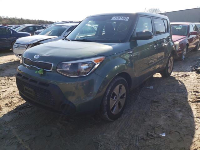 KIA SOUL 2014 with VIN KNDJN2A21E7046730 - Photo from auction