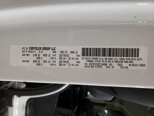Photo 10 from auction – 2014 RAM PROMASTER with VIN 3C6TRVCG3EE104500