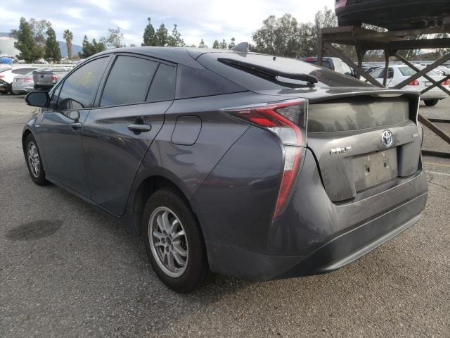 Photo 2 from auction – 2016 TOYOTA PRIUS with VIN JTDKBRFUXG3529384