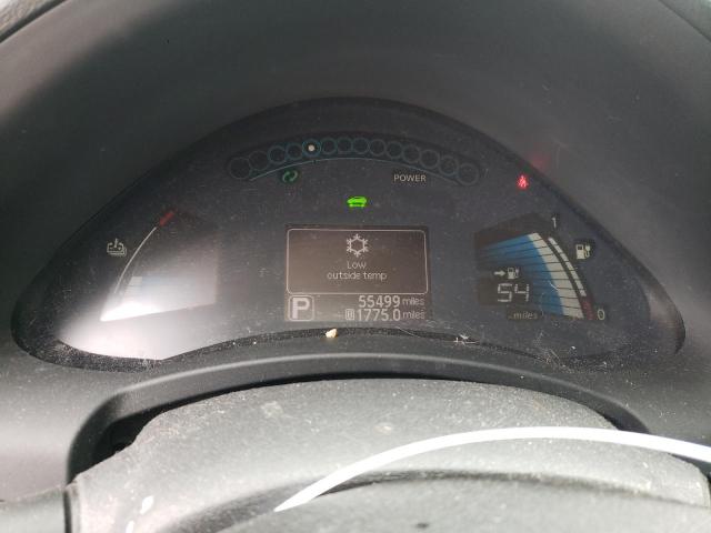 Photo 9 from auction – 2014 NISSAN LEAF S with VIN 1N4AZ0CP8EC332539