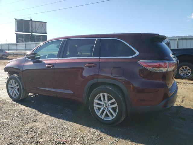 Photo 2 from auction – 2016 TOYOTA HIGHLANDER with VIN 5TDBKRFH3GS289838