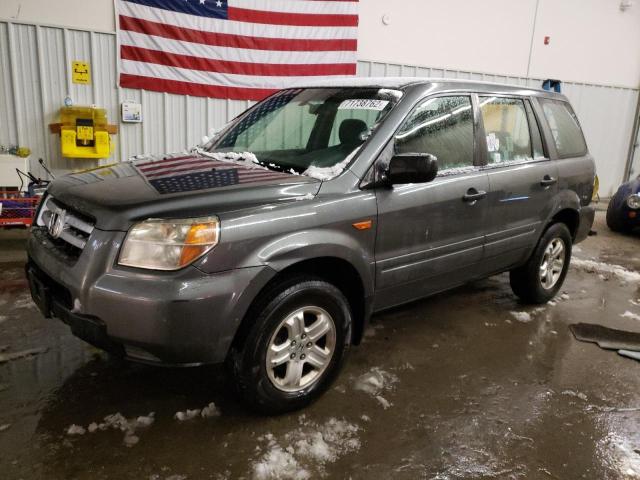 Photo 1 from auction – 2007 HONDA PILOT LX with VIN 2HKYF18117H524002