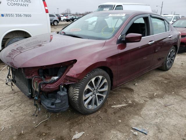 HONDA ACCORD SPO 2015 with VIN 1HGCR2F50FA223385 - Photo from auction
