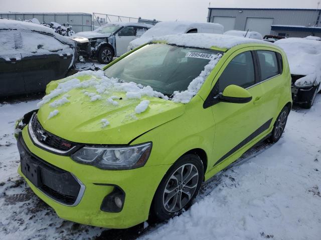 CHEVROLET SONIC LT 2019 with VIN 1G1JD6SB3K4125024 - Photo from auction