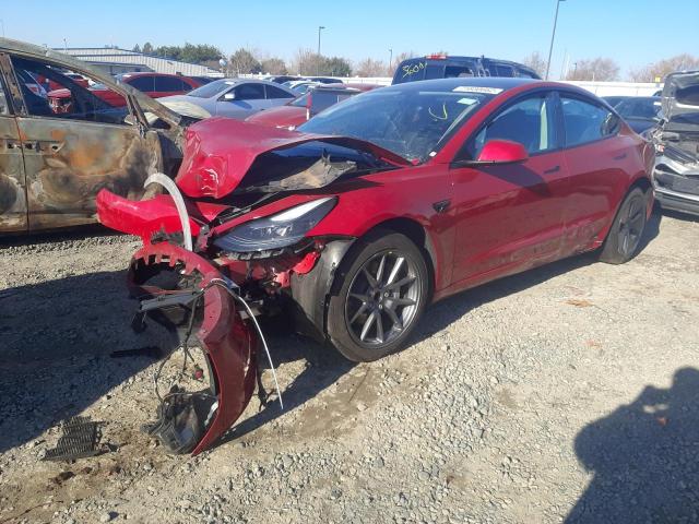 TESLA MODEL 3 2022 with VIN 5YJ3E1EA0NF290867 - Photo from auction