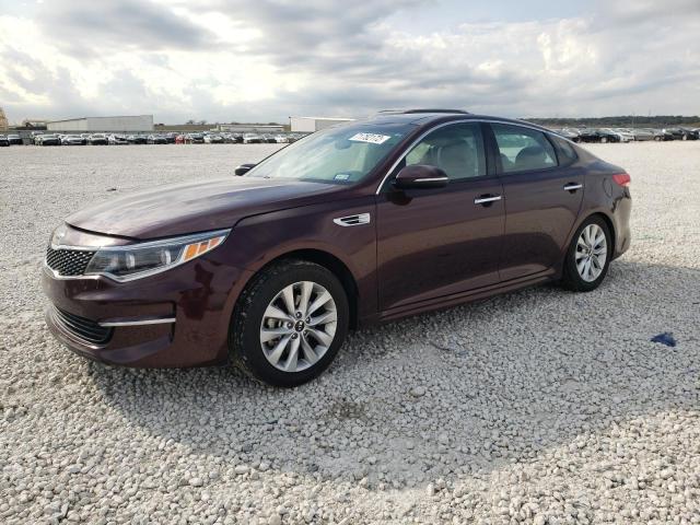 KIA OPTIMA EX 2016 with VIN 5XXGU4L3XGG113592 - Photo from auction