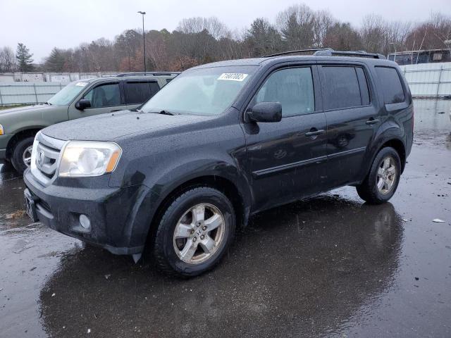 HONDA PILOT EXLN 2011 with VIN 5FNYF4H73BB098312 - Photo from auction