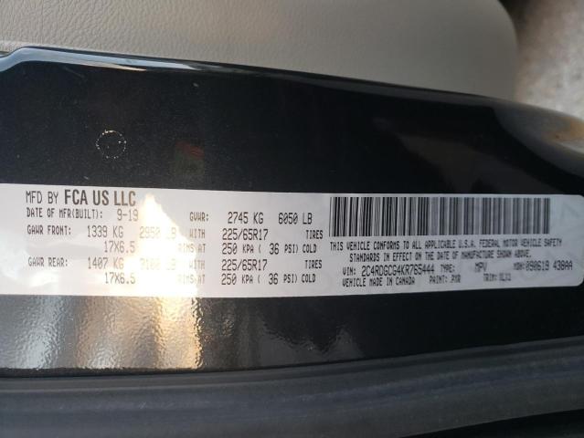 Photo 14 from auction – 2019 DODGE GRAND CARA with VIN 2C4RDGCG4KR765444