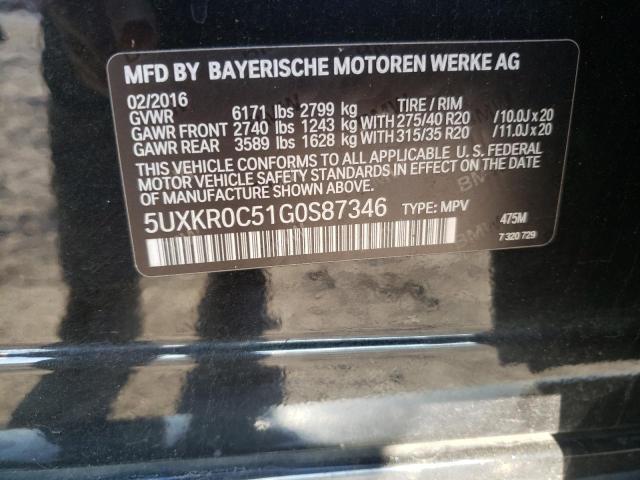 Photo 14 from auction – 2016 BMW X5 XDRIVE3 with VIN 5UXKR0C51G0S87346