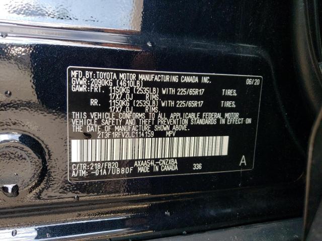 Photo 14 from auction – 2020 TOYOTA RAV4 LE with VIN 2T3F1RFV2LC114159