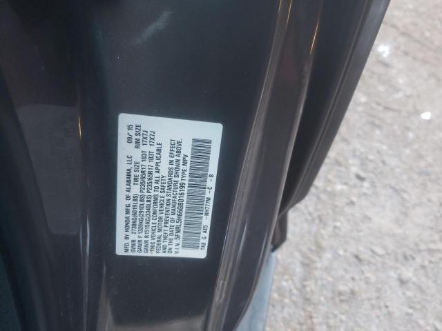 Photo 14 from auction – 2016 HONDA ODYSSEY EX with VIN 5FNRL5H66GB016199