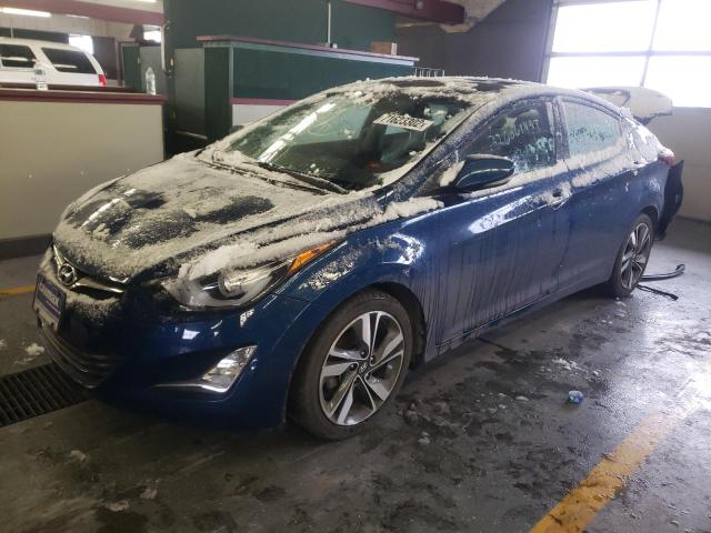HYUNDAI ELANTRA SE 2014 with VIN KMHDH4AEXEU154478 - Photo from auction