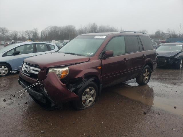 HONDA PILOT EX 2008 with VIN 5FNYF18448B038942 - Photo from auction