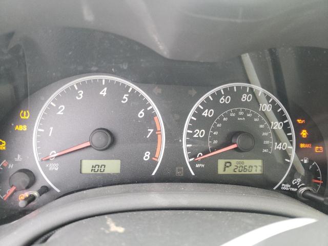 Photo 9 from auction – 2009 TOYOTA COROLLA BA with VIN 1NXBU40E19Z090342