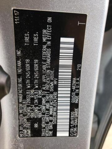 Photo 14 from auction – 2018 TOYOTA HIGHLANDER with VIN 5TDZZRFHXJS243490