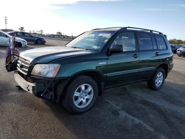 TOYOTA HIGHLANDER 2001 مع رقم تعريف المركبة JTEHF21A910025576 - صورة من المزاد