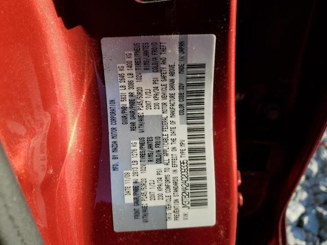 Photo 14 from auction – 2010 MAZDA CX-9 with VIN JM3TB2MA2A0209335