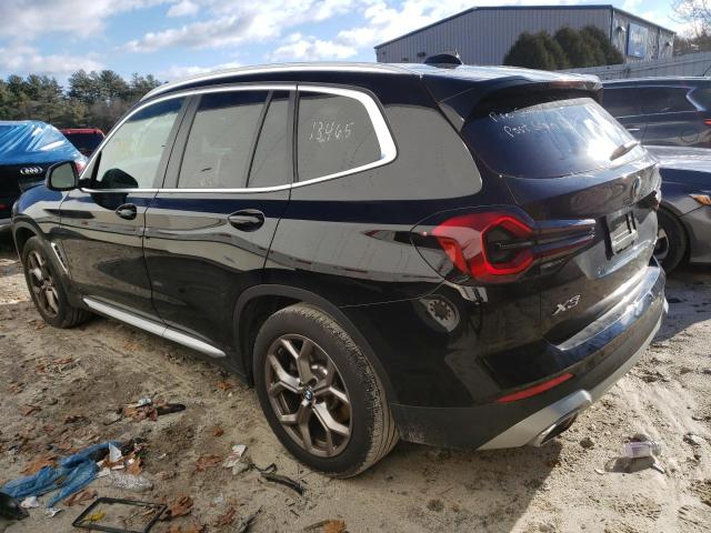 Photo 2 from auction – 2022 BMW X3 XDRIVE3 with VIN 5UX53DP02N9J29210