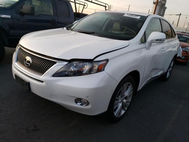LEXUS RX 450 2010 with VIN JTJZB1BA0A2403363 - Photo from auction