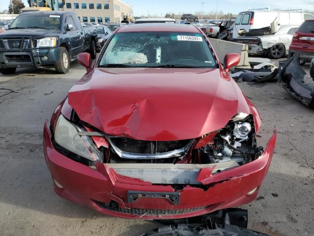 Photo 5 from auction – 2007 LEXUS IS 250 with VIN JTHCK262X75013233