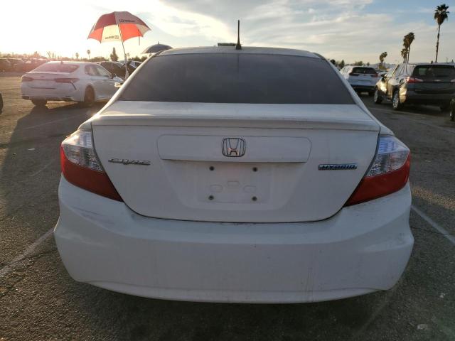 Photo 6 from auction – 2012 HONDA CIVIC HYBR with VIN JHMFB4F23CS007892