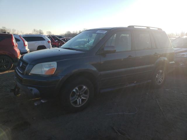 HONDA PILOT 2004 with VIN 2HKYF18554H549032 - Photo from auction