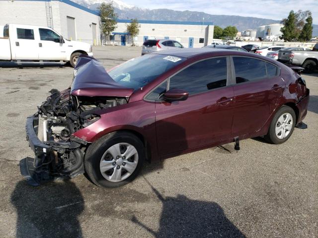 KIA FORTE LX 2017 with VIN 3KPFL4A75HE119458 - Photo from auction