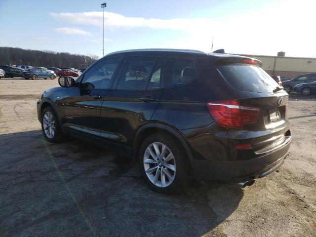 Photo 2 from auction – 2013 BMW X3 XDRIVE2 with VIN 5UXWX9C59D0A12303