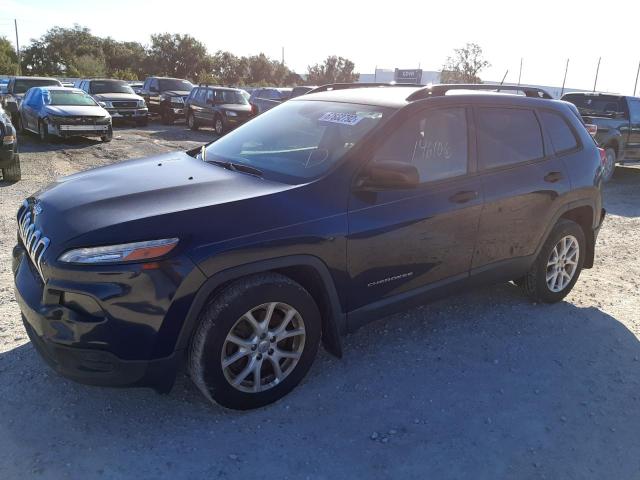 JEEP CHEROKEE S 2016 with VIN 1C4PJLAB1GW171831 - Photo from auction