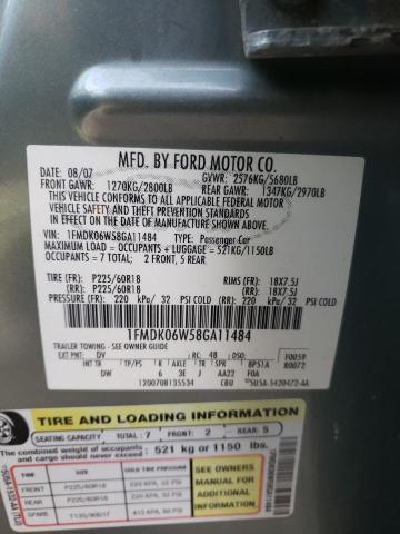 Photo 14 from auction – 2008 FORD TAURUS X L with VIN 1FMDK06W58GA11484
