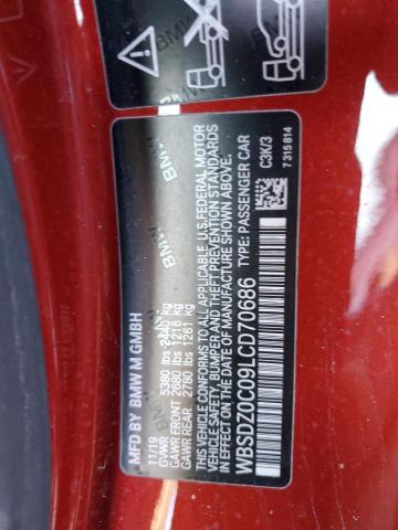 Photo 10 from auction – 2020 BMW M8 with VIN WBSDZ0C09LCD70686