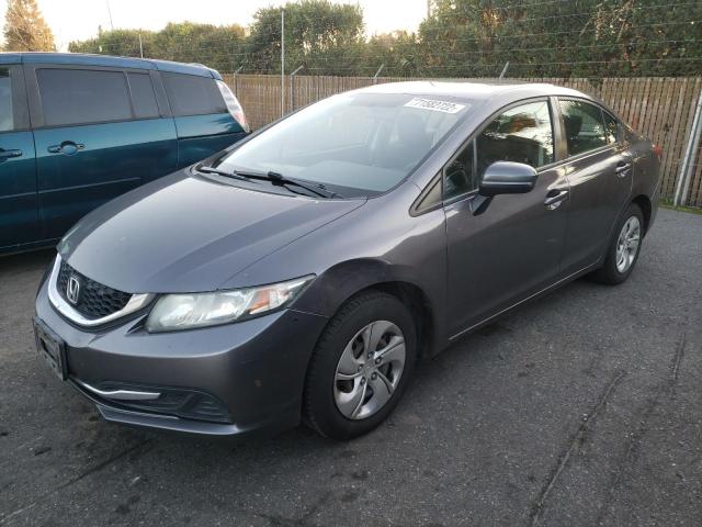 HONDA CIVIC LX 2015 with VIN 19XFB2F54FE218512 - Photo from auction