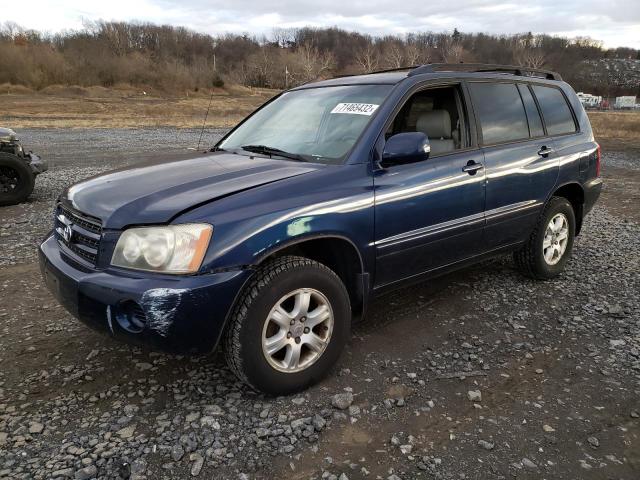 TOYOTA HIGHLANDER 2003 with VIN JTEHF21A230140779 - Photo from auction