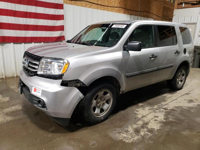 HONDA PILOT LX 2013 with VIN 5FNYF4H20DB082026 - Photo from auction