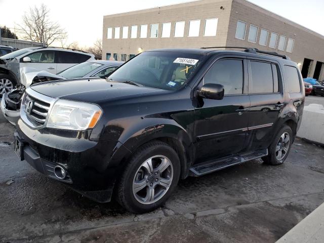 HONDA PILOT SE 2015 with VIN 5FNYF4H30FB027524 - Photo from auction