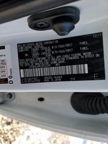 Photo 14 from auction – 2018 TOYOTA 4RUNNER SR with VIN JTEBU5JR8J5532345