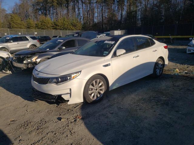 KIA OPTIMA EX 2016 with VIN 5XXGU4L38GG063176 - Photo from auction