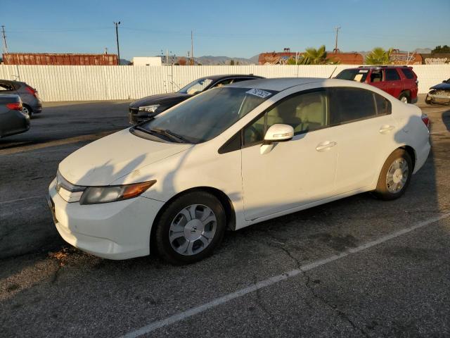 HONDA CIVIC HYBR 2012 with VIN JHMFB4F23CS007892 - Photo from auction