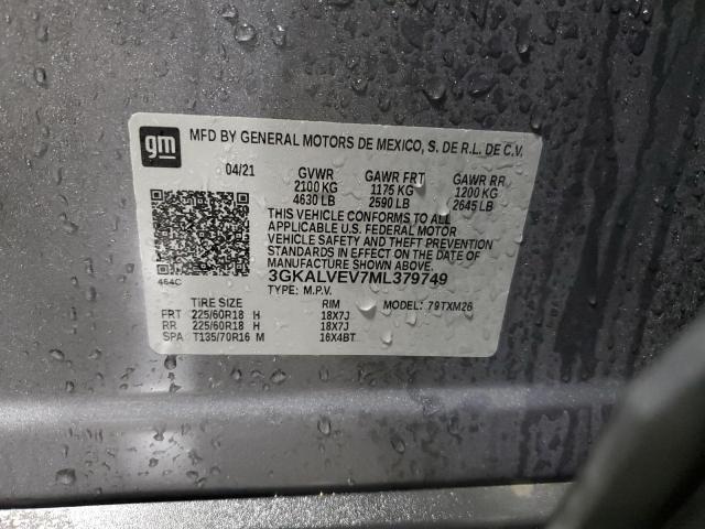 Photo 14 from auction – 2021 GMC TERRAIN SL with VIN 3GKALVEV7ML379749