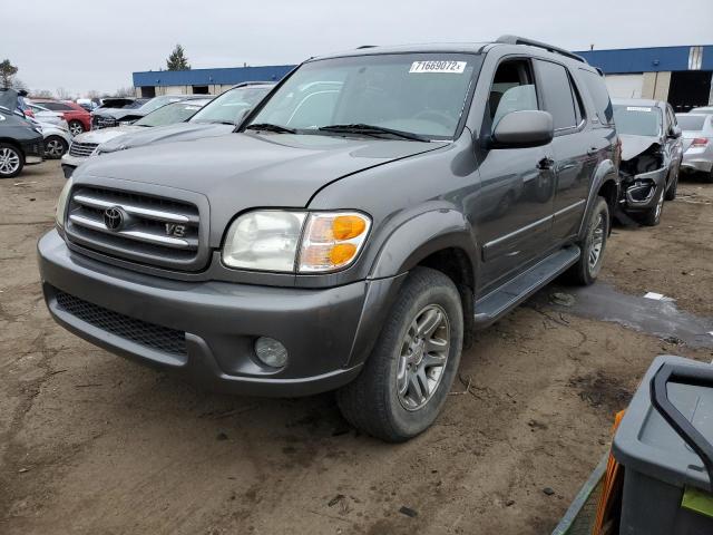 TOYOTA SEQUOIA LI 2003 with VIN 5TDBT48A63S179876 - Photo from auction