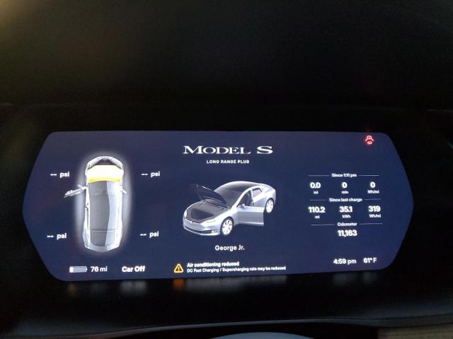 Photo 9 from auction – 2021 TESLA MODEL S with VIN 5YJSA1E23MF425144
