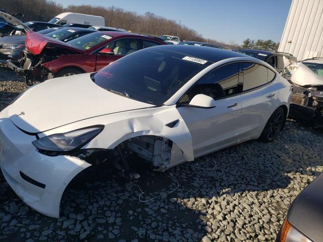 TESLA MODEL 3 2022 with VIN 5YJ3E1EA0NF119925 - Photo from auction