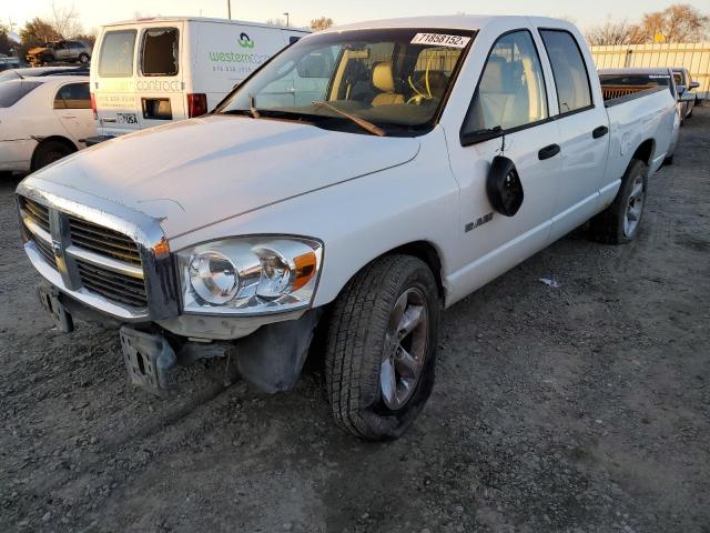 DODGE RAM 1500 S 2008 with VIN 1D7HA18N08S516127 - Photo from auction