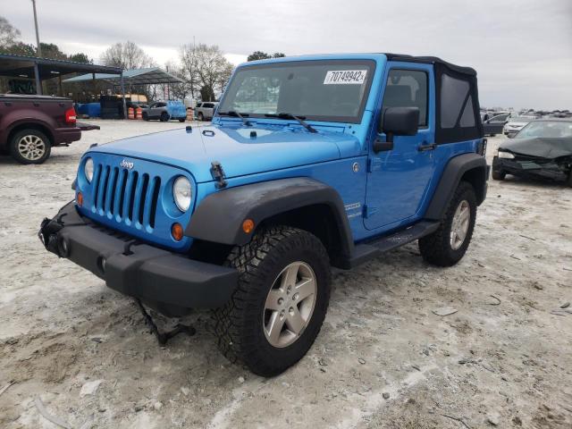JEEP WRANGLER S 2010 with VIN 1J4AA2D14AL185132 - Photo from auction