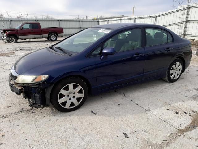 HONDA CIVIC LX 2011 with VIN 19XFA1F55BE011666 - Photo from auction