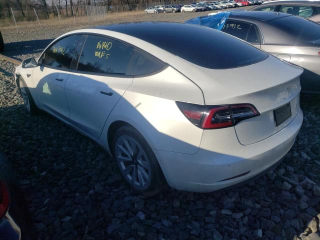 Photo 2 from auction – 2021 TESLA MODEL 3 with VIN 5YJ3E1EB9MF010175