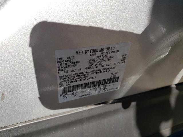 Photo 14 from auction – 2018 FORD EXPLORER L with VIN 1FM5K8F84JGC65021