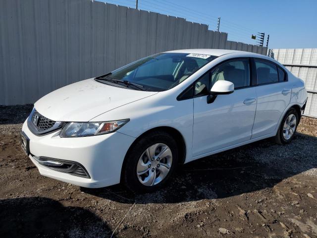 HONDA CIVIC LX 2013 with VIN 19XFB2F51DE226161 - Photo from auction